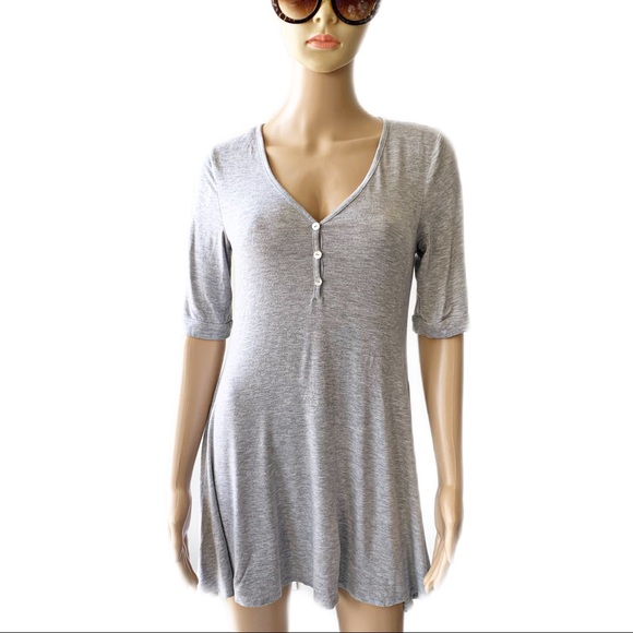 Zenana Outfitters Gray Dress Size Small - Picture 6 of 6